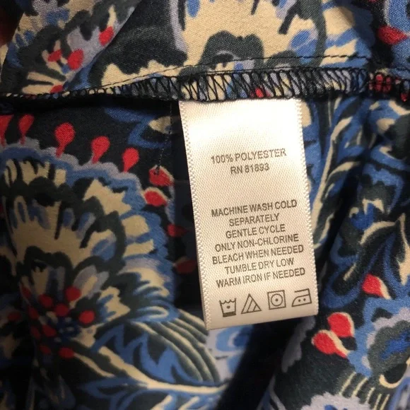 C. Wonder Neck Tie Floral Blouse - Picture 5 of 8